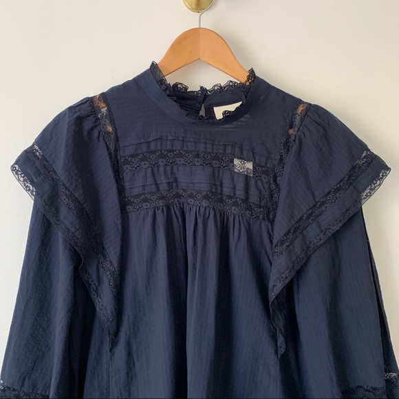 Anthropologie Maeve | Fleetwood Navy Tunic Dress - Picture 5 of 16